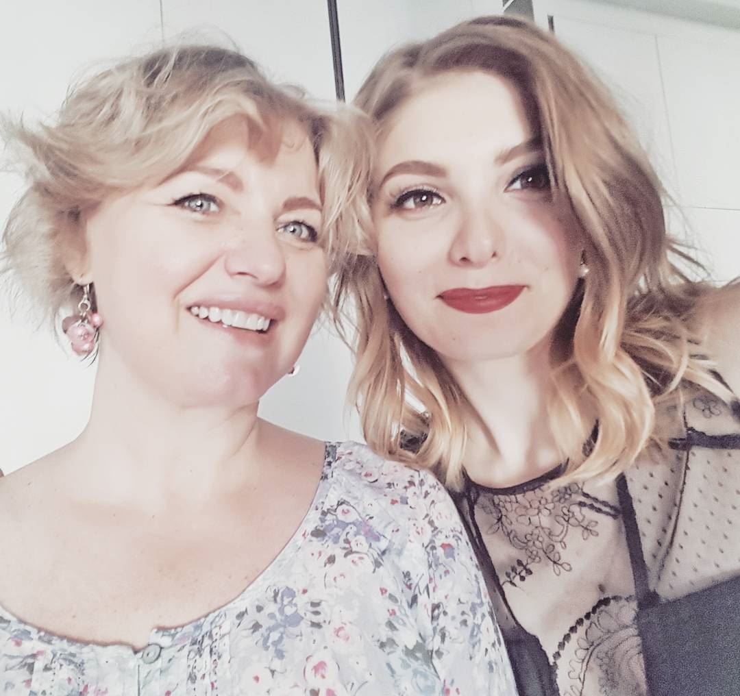 •With my Beautiful Mom•  family  photo  light  colors  2blondes ...