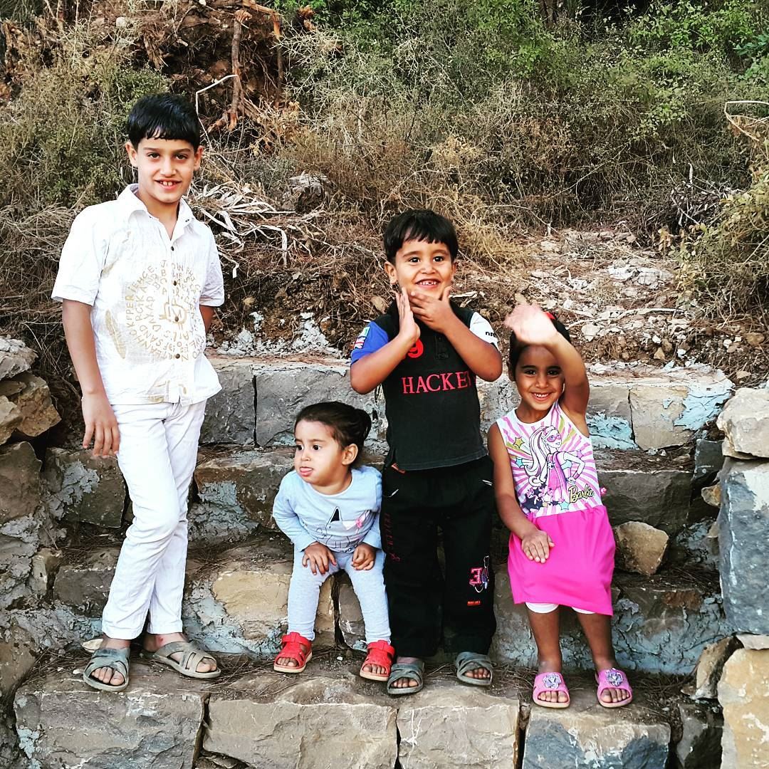 With those kids, time passes swiftly. . kids  kidsmood  iggloballife ... (El Qâaqoûr, Mont-Liban, Lebanon)