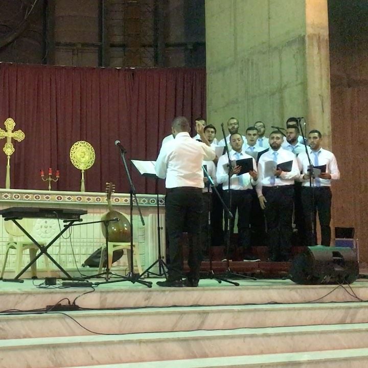  Wonderful  concert by cjs  choir  جوقةشبيبةالمخلص   chorale  choral ... (Our Lady of Awaiting)
