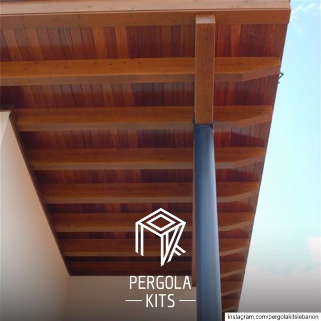 Wood is one of the Best Choices for Pergola Roofing!  PergolaKitsLebanon...