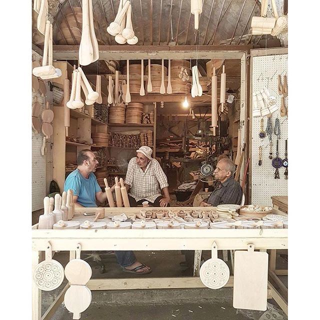 Wooden kitchenware shop in Tripoli - طرابلس ❤️ (Tripoli, Lebanon)