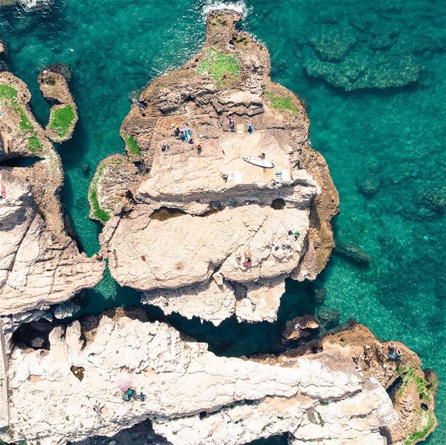 Would you jump on this island 🚁 ...... lifeofadventure ... (Batroûn)