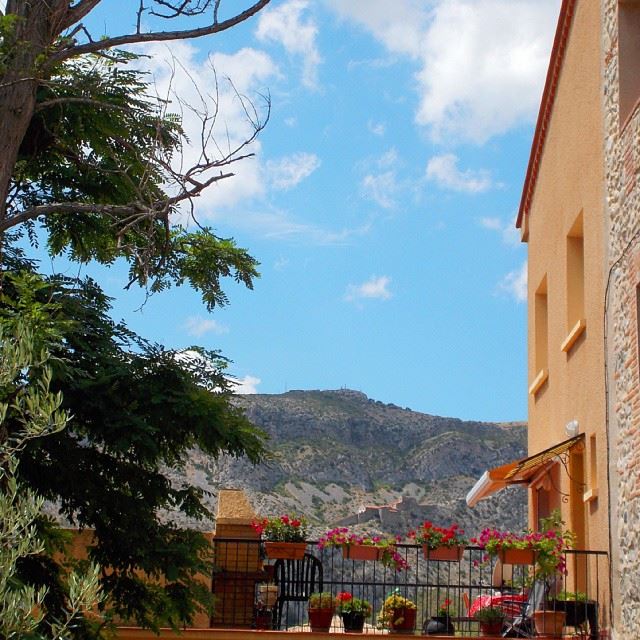 Would you like to take your morning coffee on this cozy balcony?...
