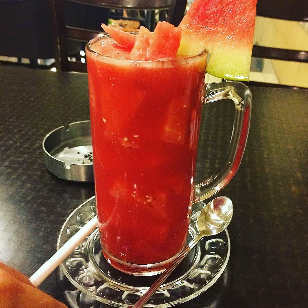 Yammi 🍉🍉 watermelon  juice  lebanon🇱🇧  byblos  beirut  tasty  nice ... (Byblos - Jbeil)