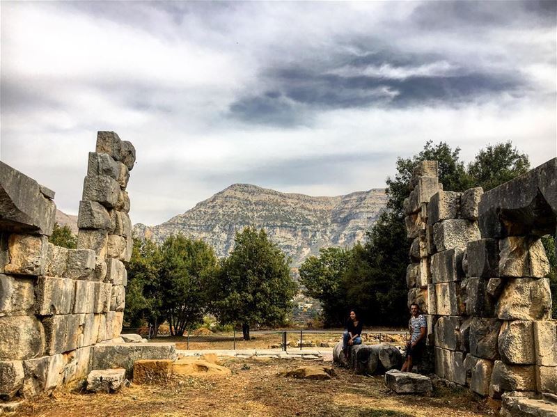 Yanouh Roman Temple 🇱🇧❤️  lebanon  lebanon_hdr  yanouh  temple  roadtrip... (Yanuh, Mont-Liban, Lebanon)