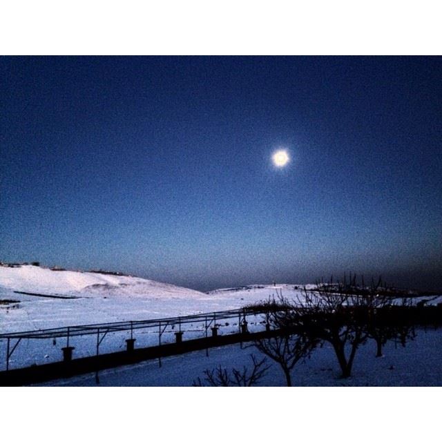 Yaroun in the evening. FullMoon simplyaroun Thanks @fattumah