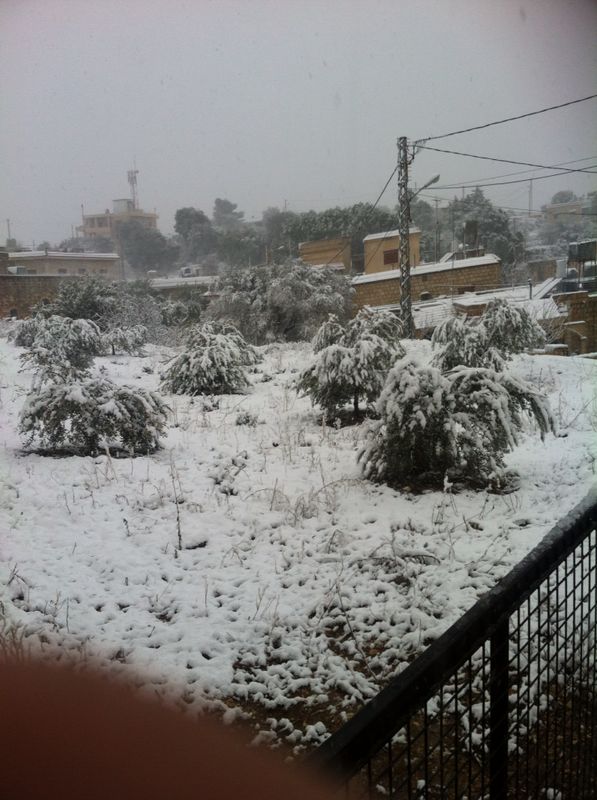 Yaroun Snow Storm 12/13/2013
