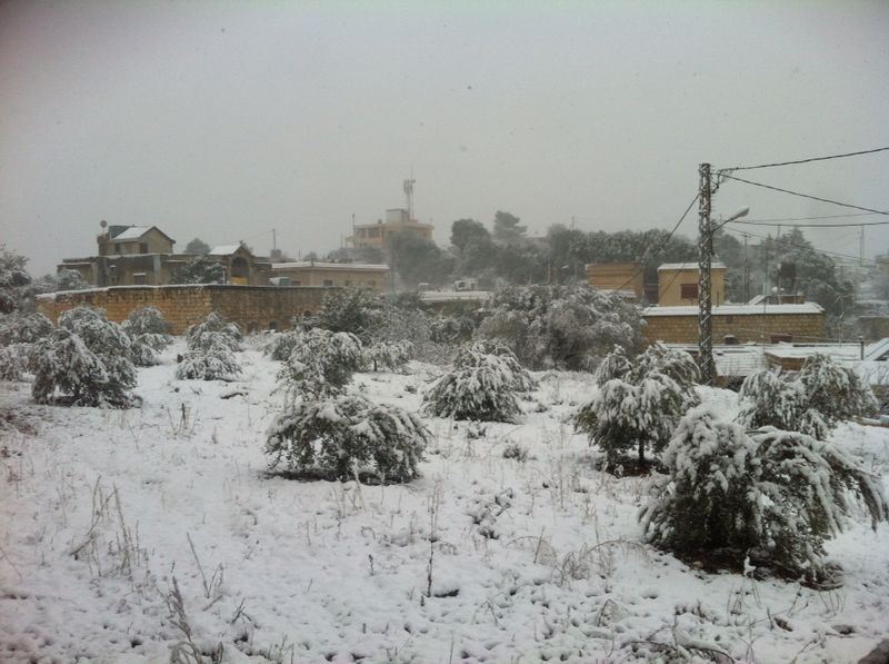 Yaroun Snow Storm 12/13/2013