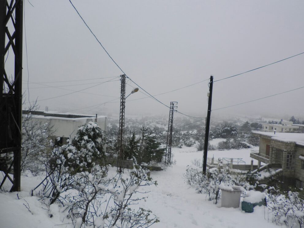Yaroun Snow Storm 12/13/2013