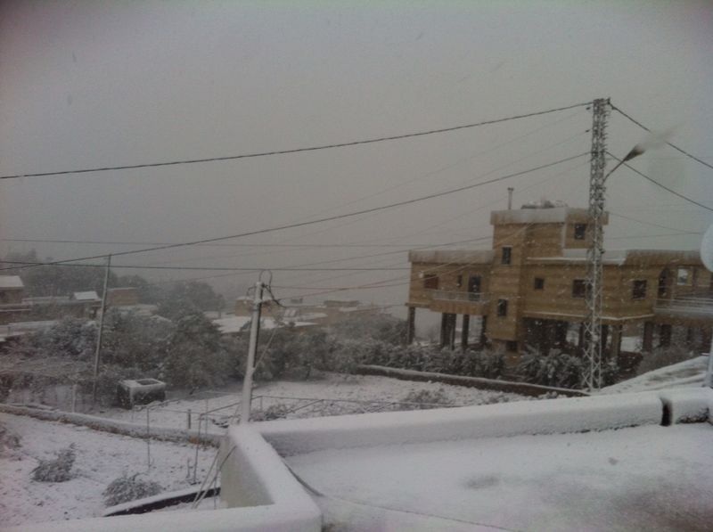 Yaroun Snow Storm 12/13/2013