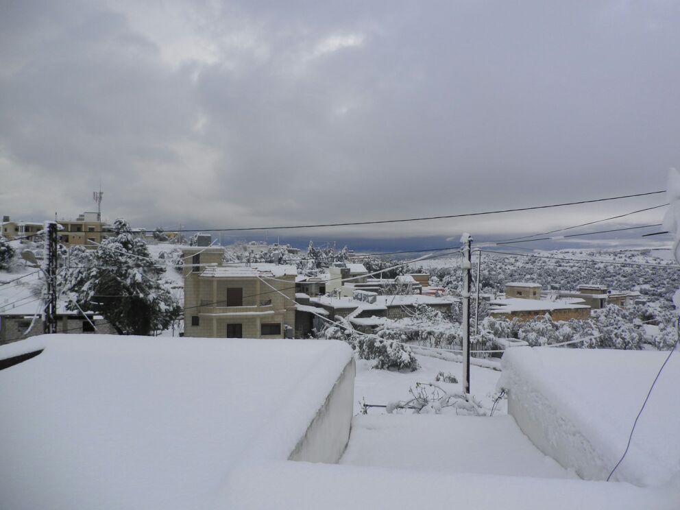 Yaroun Snow Storm 12/13/2013