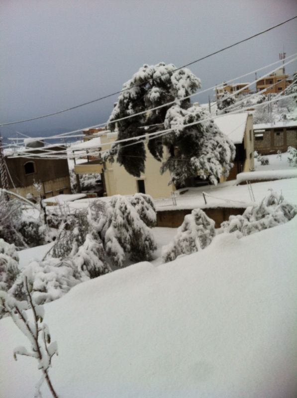 Yaroun Snow Storm 12/13/2013