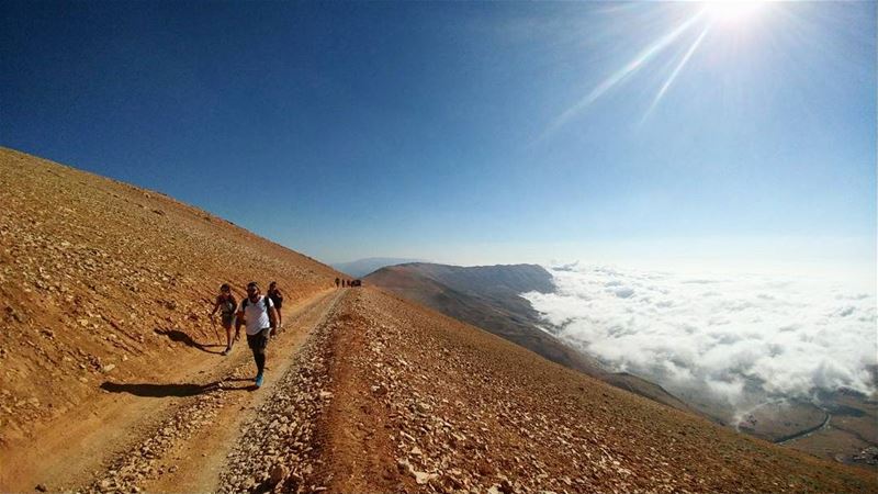 Yesterday's sunset hike to Cornet el Sawda was all the adventure we crave... (القرنة السودة)