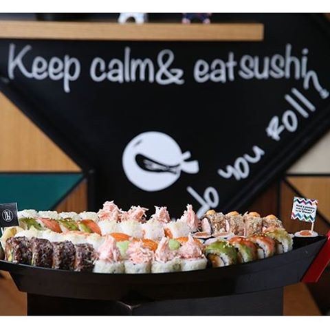 You can never have enough sushi, so the next time she asks if your hungry smile and take her out to @obisushi  for a few bites!!!! Keep calm & Eat Sushi  (OBI Urban Sushi-Badaro)