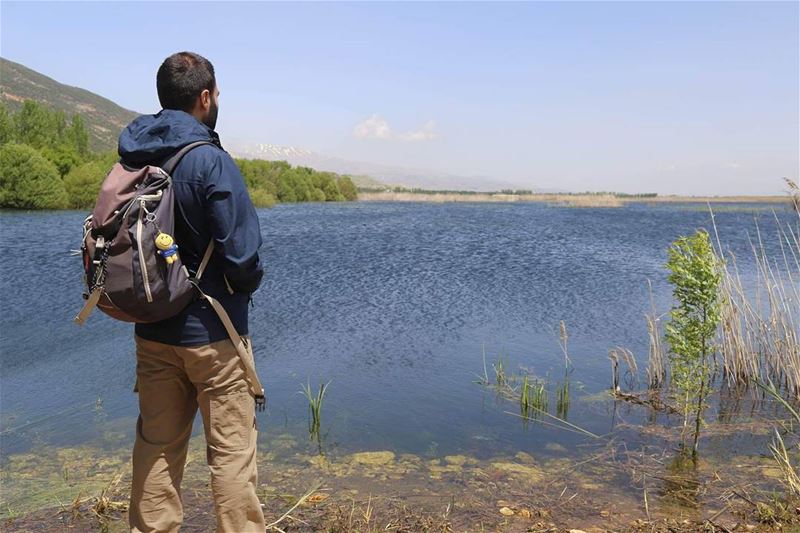 You can't cross the sea merely by standing and staring at the water -... (`Ammiq, Béqaa, Lebanon)
