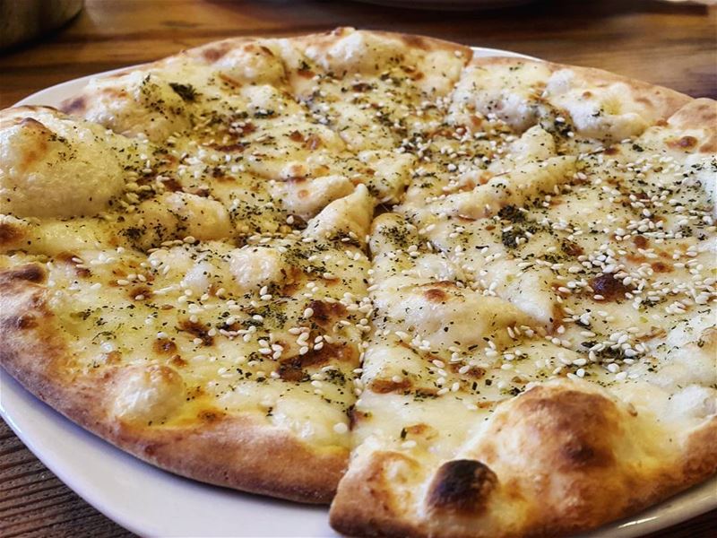 You just can't say no to a cheese and zaatar mankoushe🧀🍃😋  jGrove ...
