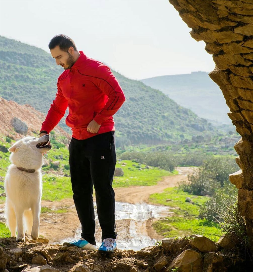 You know, a dog can snap you out of any kind of bad mood that you're in... (Houmeen El-Fauqa, Al Janub, Lebanon)