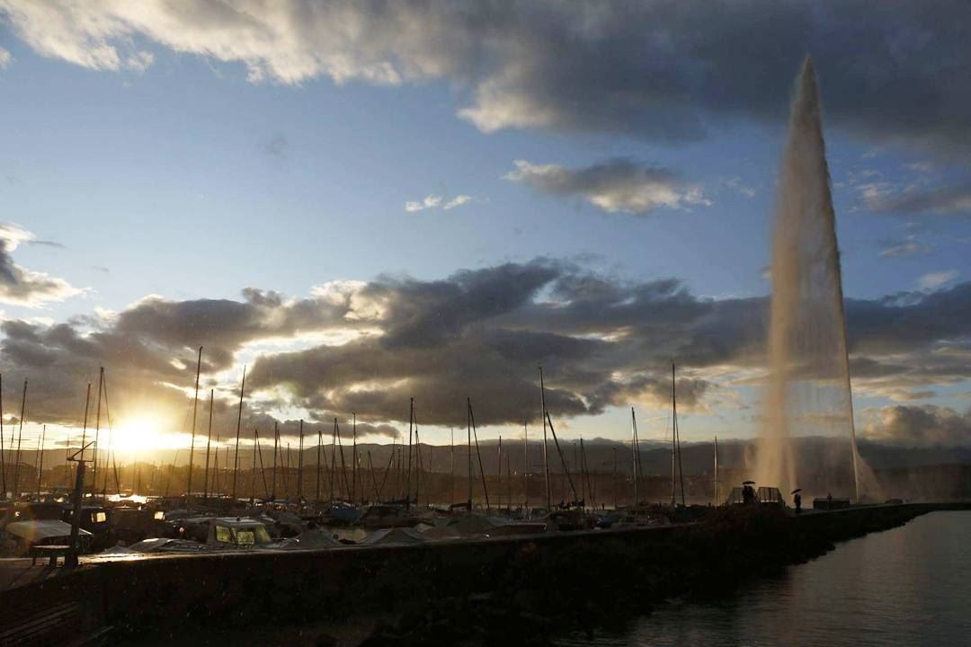 You know what they say in Europe; Lebanon is the Switzerland of the Middle... (Jet d'eau Genève)