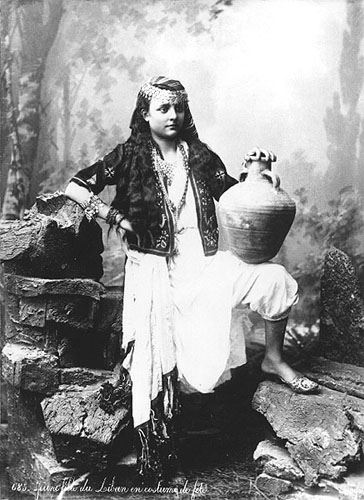 Young Lebanese Woman  1880s 