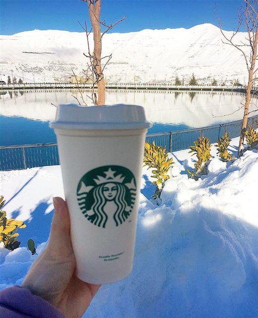 Your afternoon is not complete without your daily dose of coffee........ (Zaarour Lake)