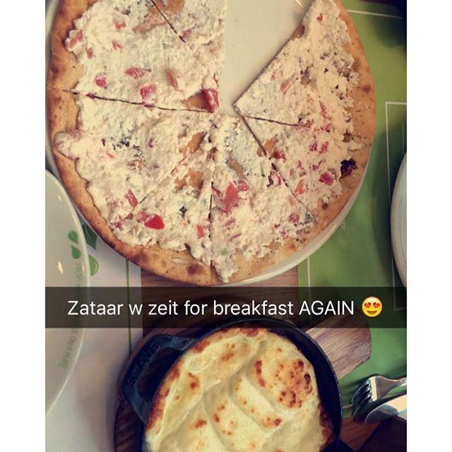 Zaatar w Zeit again & again Breakfast  (Zaatar W Zeit Achrafye)
