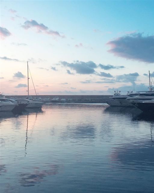 Zaytouna Bay, Lebanon: cotton candy skies.... zaytounabay  beirut ... (Zaitunay Bay)