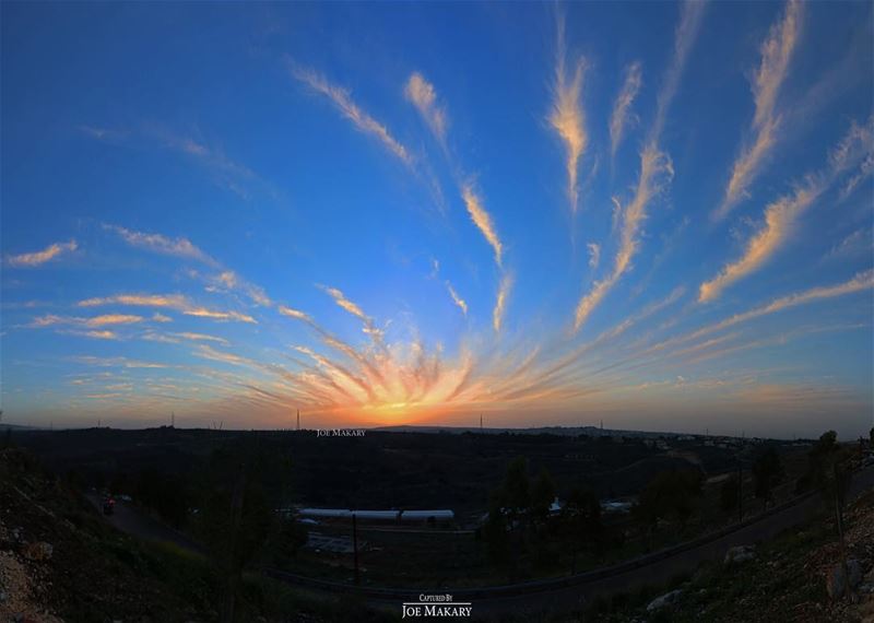  zgharta  koura  sky  sunset  sun  sunrise  sunshine  clouds ...