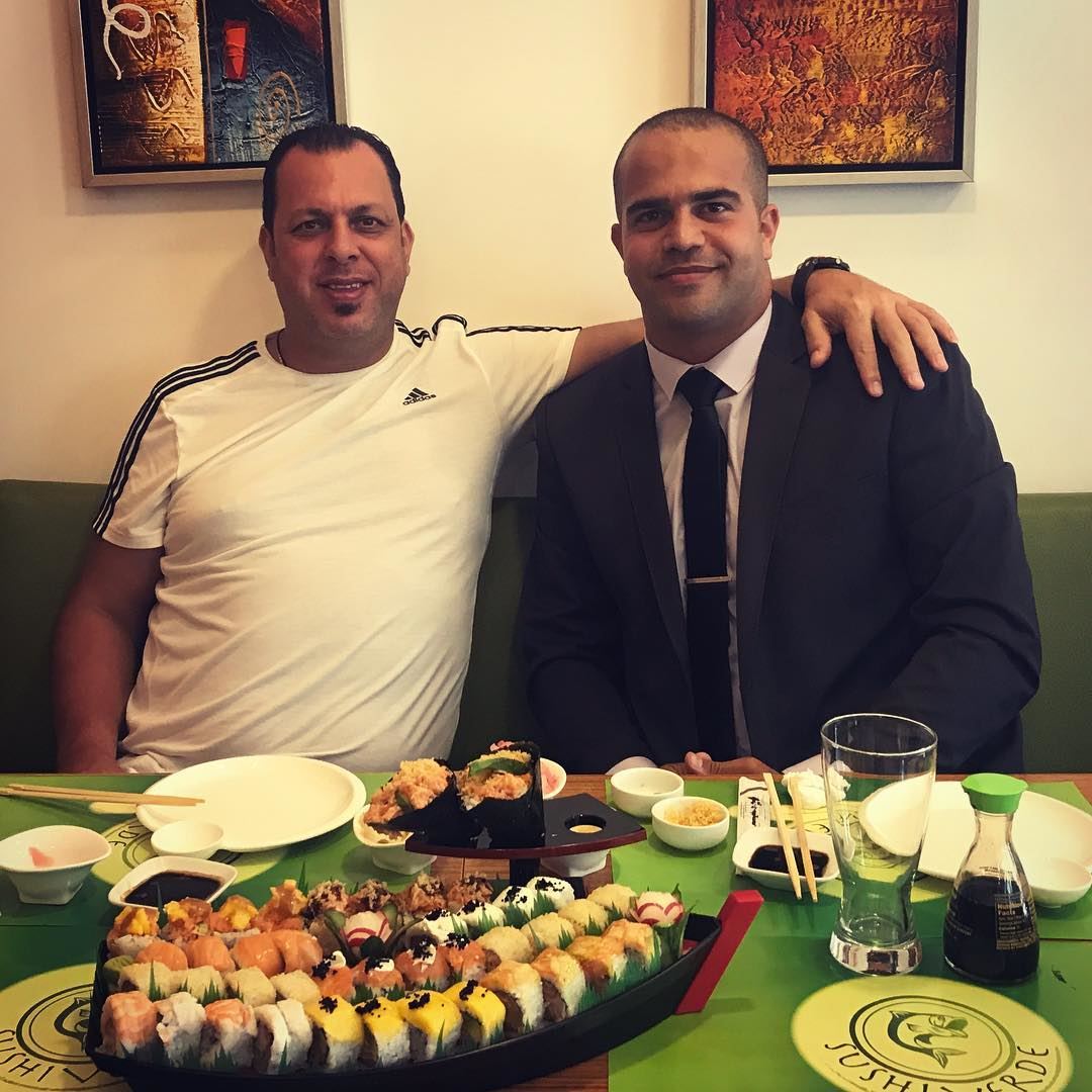 Ø ابا علي Ø💪🏼 Im so proud of you doctor ❤️❤️ sushi  lunch  sushilunch ... (Mansourieh)