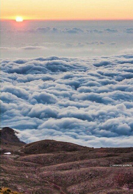 Закат в горах Ливана