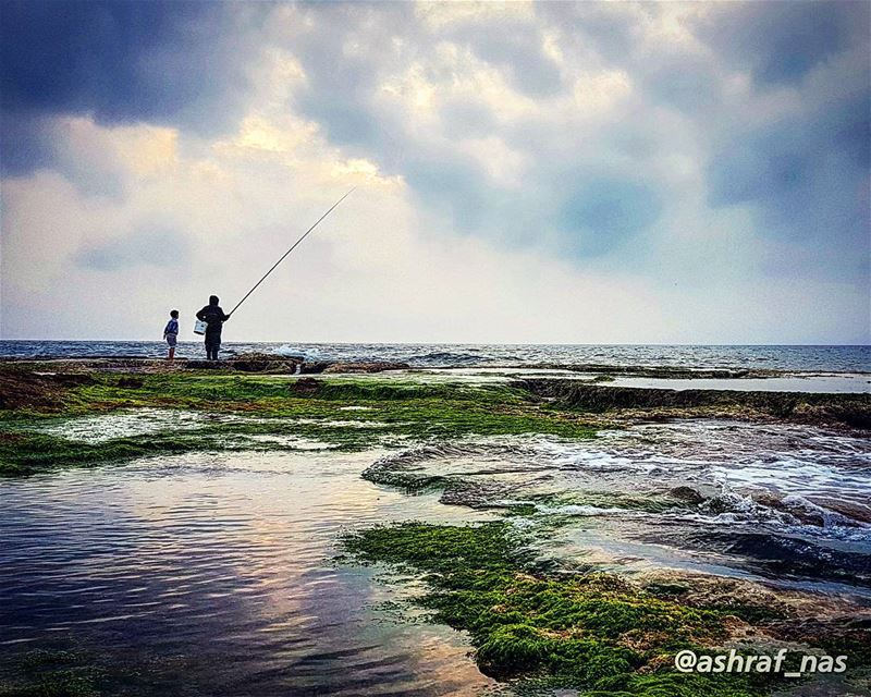 أبي يا أبيإن تاريخ طيبٍ وراءك يمشي فلا تعتبعلى اسمك نمضي فمن طيبٍ شهي الم (Tyre, Lebanon)