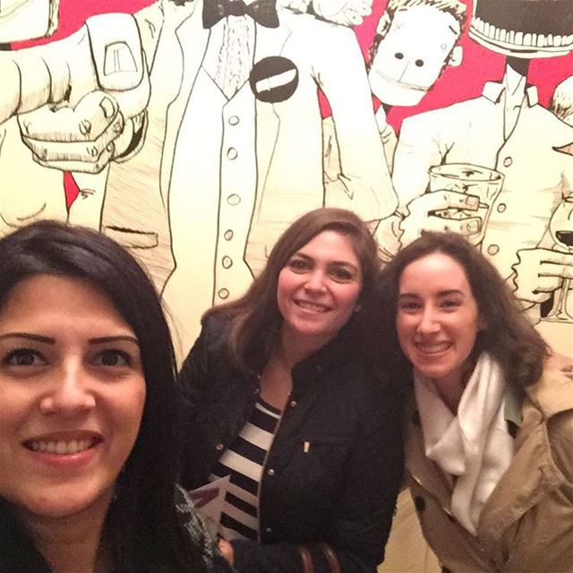 أسرار الست بديعة 😄 throwback  tb  tbt  friends  theatre  theater  hamra ... (Metro Al Madina, Hamra)
