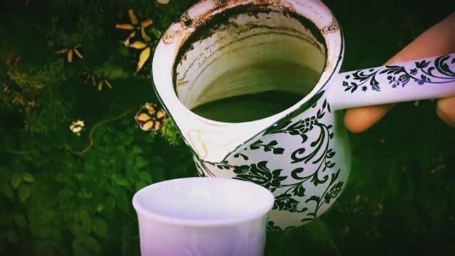 أيقظني بهدوء الصباح ......🍃 قهوتنا  قهوة_الصباح  قهوه  قهوه_تركيه  روقان_
