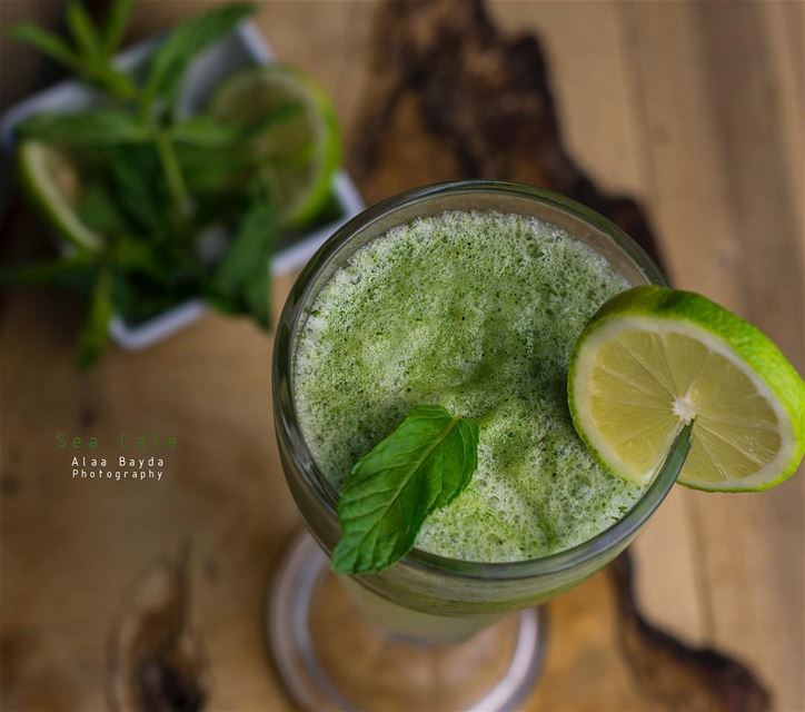 الحمدلله 😉....... lemonade lemonemint mint cold juice frozen...