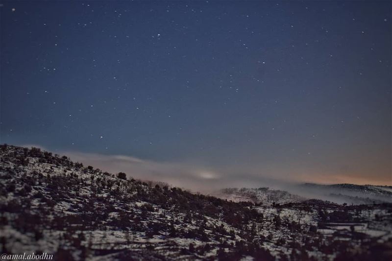 النجوم الصغيرة تُضيئ دوما،، والشمس احيانا يغطيها الكسوف  حاصبيا  حرمون  جبل (Mount Hermon)