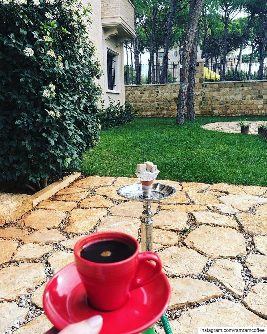 الود ودي تكون انت من تشاركني قهوتي... ☕️☀️.. ramramcoffee ... (Aïn Anoub, Mont-Liban, Lebanon)