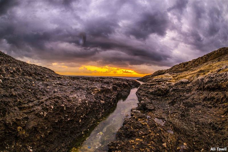 الى ما لا نهاية ..☁️ sunset  beautiful  longexposure  instagram ... (Beirut, Lebanon)