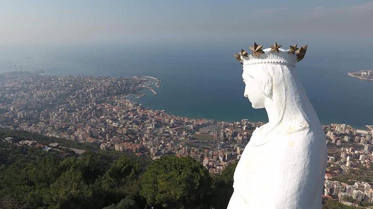 بركة  لبنان (📸 الراهب ايلي قرقماز) Lebanon  Harissa  Jounieh  SaintMary ...