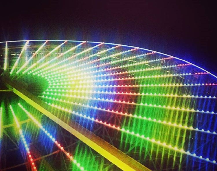 ..بكرا بيبرم دولابك ferriswheel  beirutstreets  lightcolors ... (بيروت)