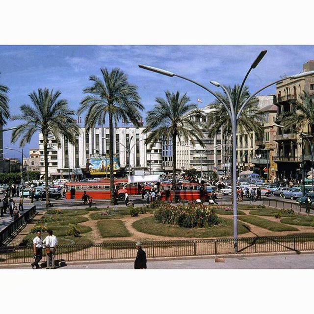 بيروت ساحة الشهداء عام ١٩٦٦ ، 