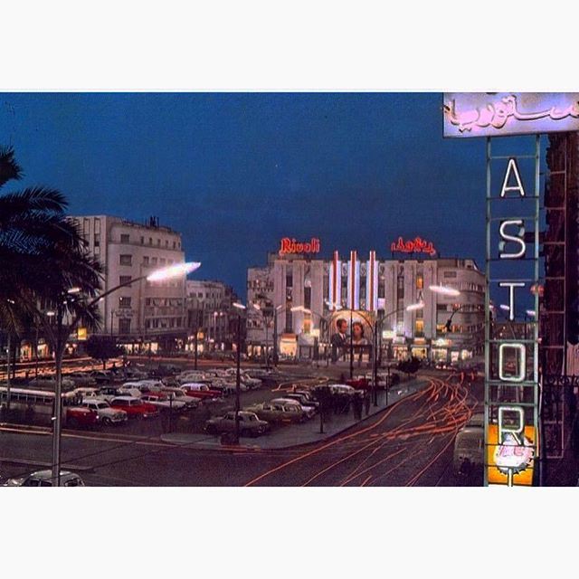 بيروت ساحة الشهداء عام ١٩٦٧،