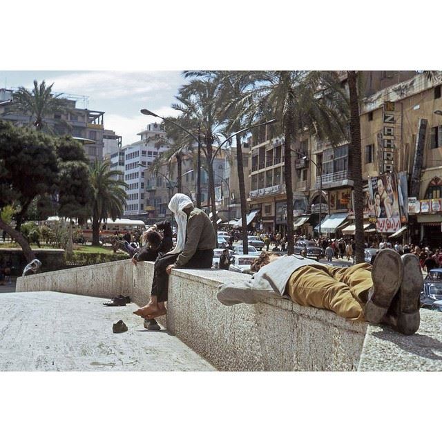 بيروت ساحة الشهداء عام ١٩٧١ ، 