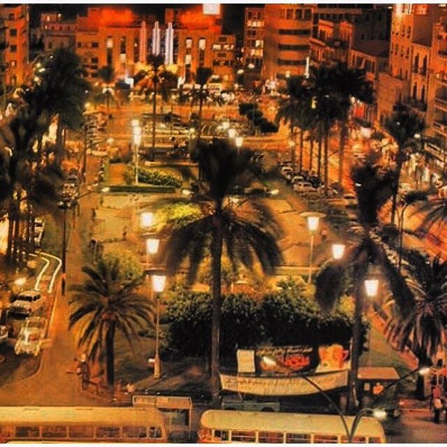بيروت ساحة الشهداء عام ١٩٧٤ ،