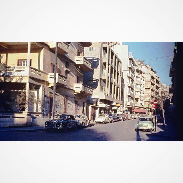 بيروت شارع الحمرا عام ١٩٦٨،