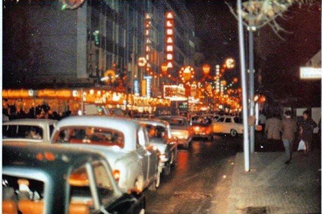 بيروت شارع الحمرا ١٩٧٠ ،Beirut Hamra St 1970