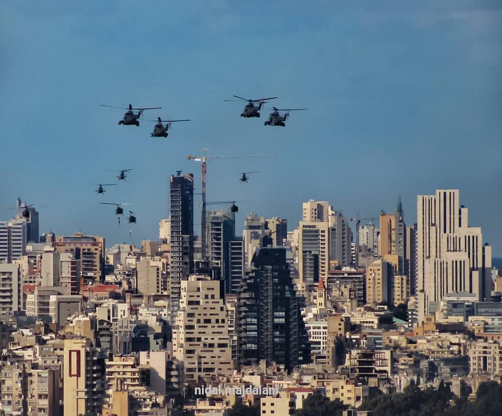 تسلم يا عسكر لبنان ... Beirut now ❤🇱🇧🇱🇧By @nidal.majdalani ... (Beirut, Lebanon)