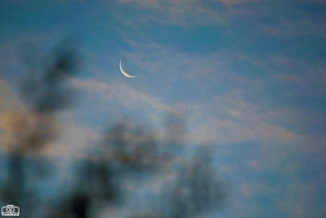 تصبحون على ألف خير  moon  crescentmoon  crescent  dawn  lebanon ...