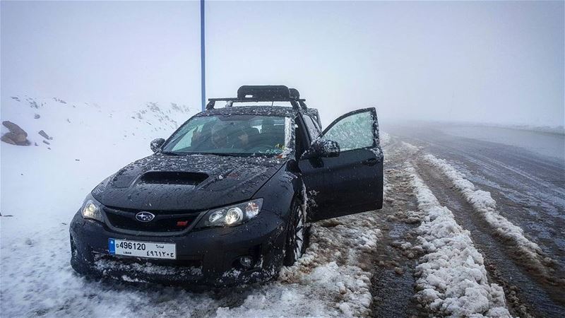 تم افتتاح موسم التشفيط والمنيكة رسميا subaru impreza sti snow...