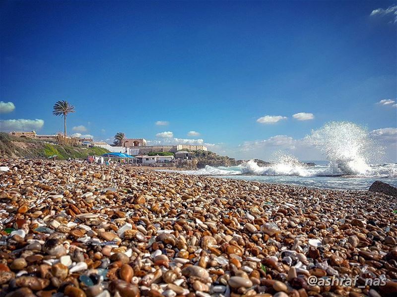 ستفتِّش عنها يا ولديفي كل مكان...وستَسأل عنها موج البحروتسأل فيروز الشطآ (Tyre, Lebanon)