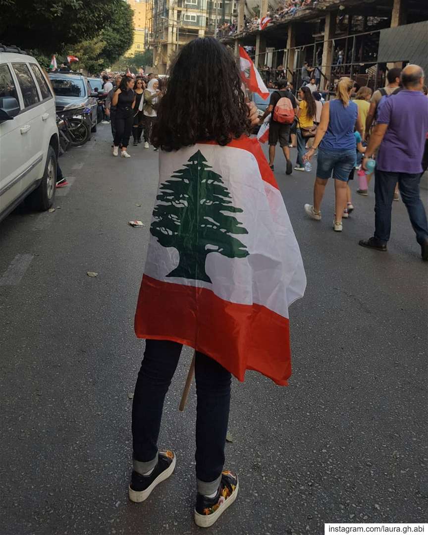 شعب لبنان واحد وايد واحدة❤ lebanon protest  lebanesepeople  lebaneseflag ...