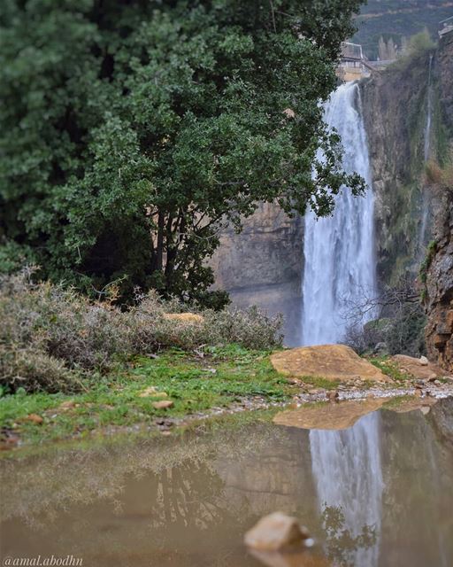 شلال جزين والمطر... 👌 ...... lebanon  photography ... (Jezzine District)